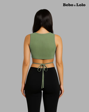 Breeze Ribbed Tank Top - bebonlolo