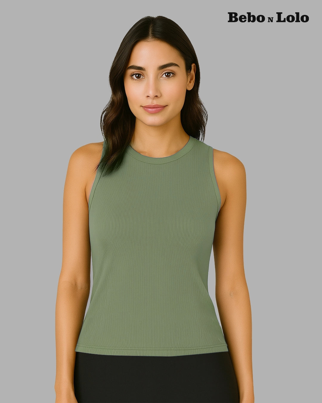 Breeze Ribbed Tank Top - bebonlolo