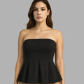 Sculpt Strapless Peplum Top - bebonlolo