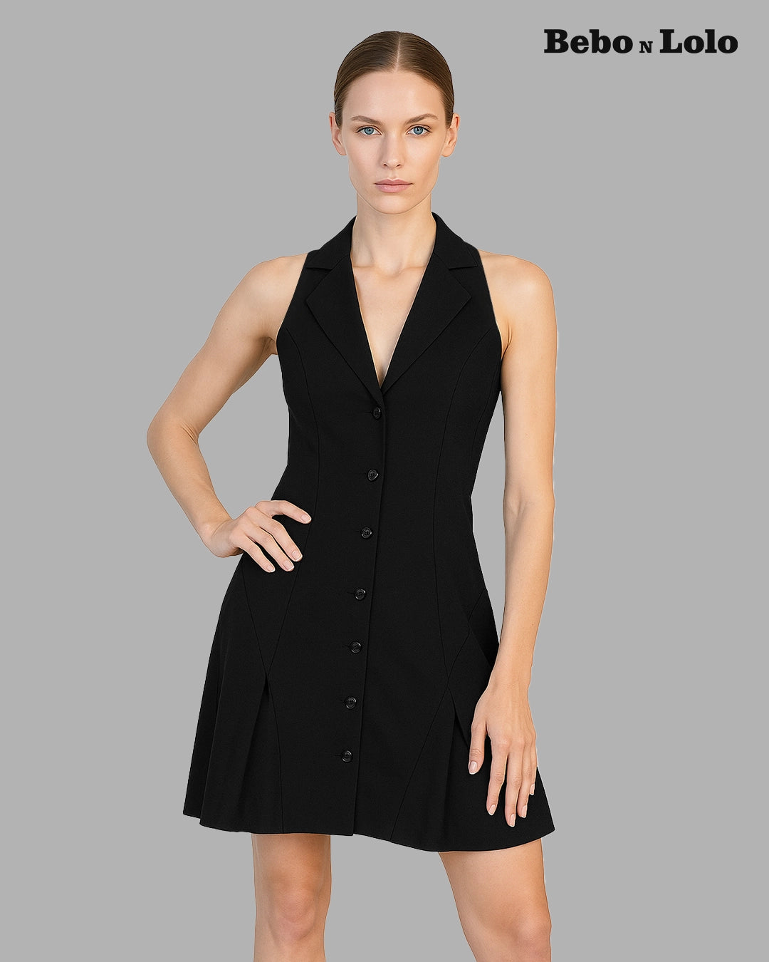 Boss Babe Button-Down Blazer Dress