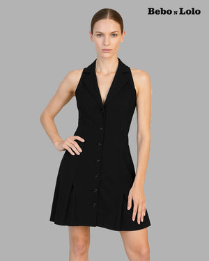 Boss Babe Button-Down Blazer Dress
