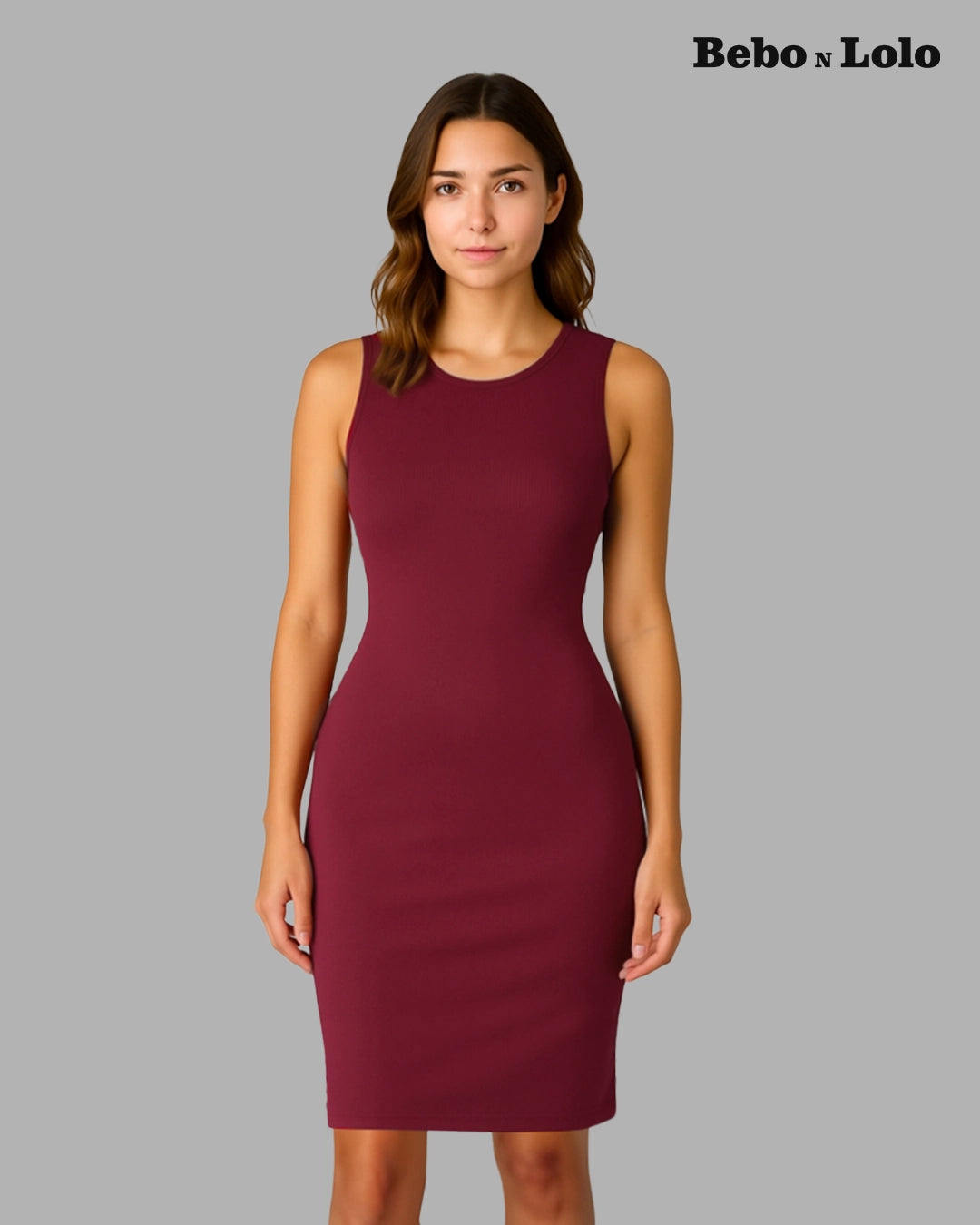 Ombre Elegance Bodycon Dress- front view