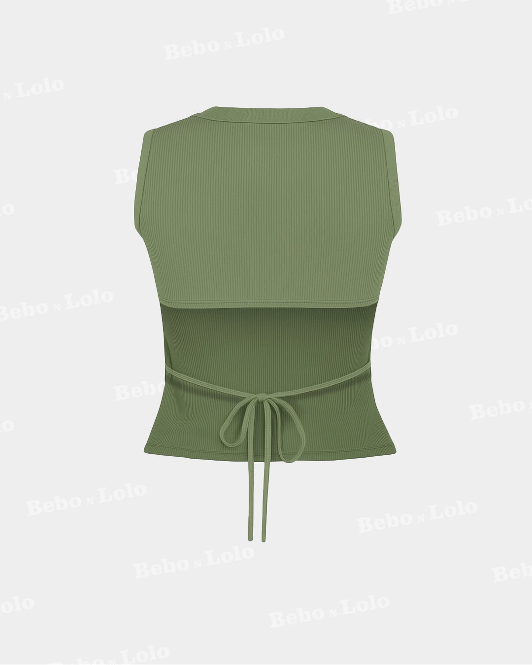 Breeze Ribbed Tank Top - bebonlolo