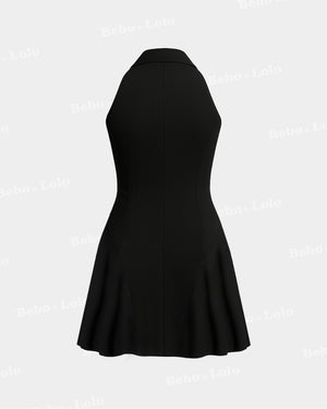 Boss Babe Button-Down Blazer Dress