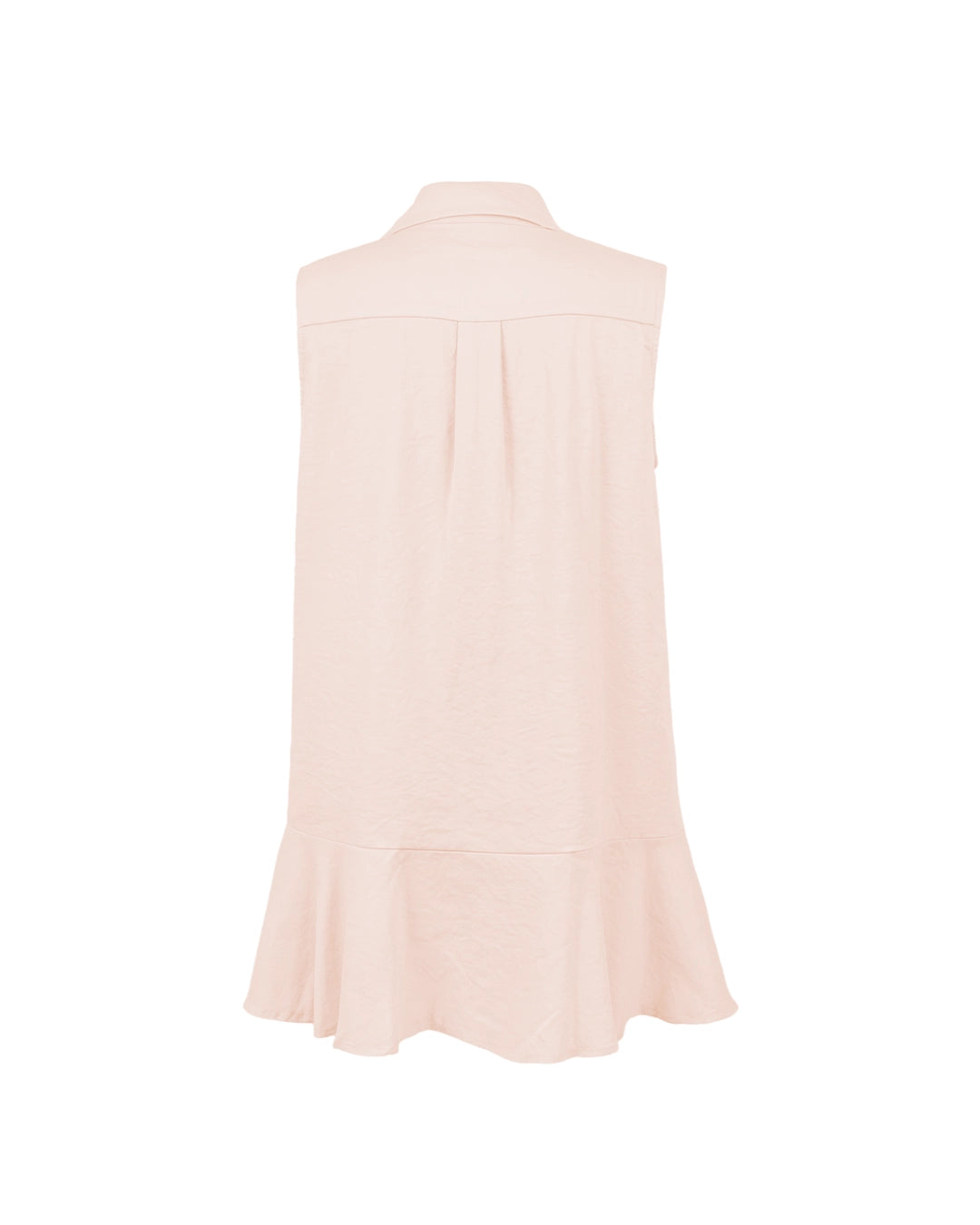 Light pink sleeveless dress on a white background