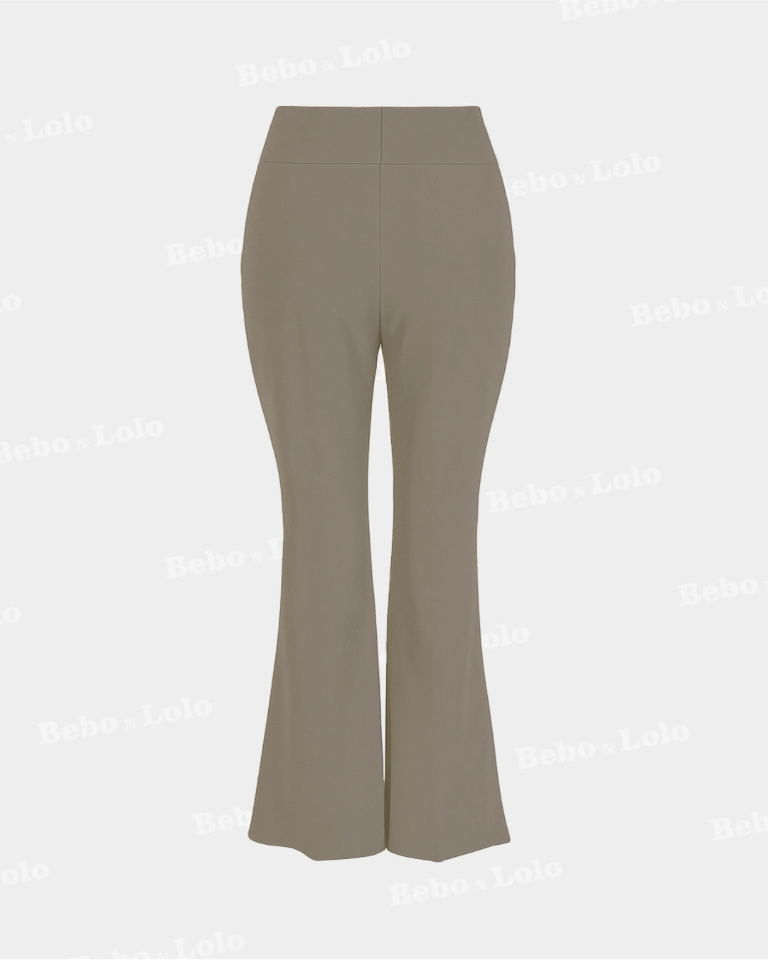Khaki pants on a light gray background