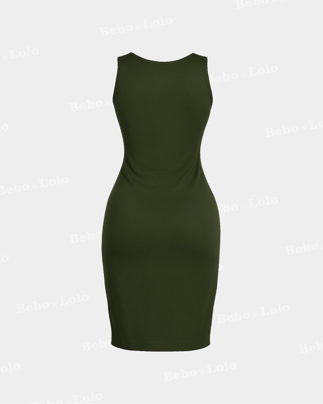 Olive Luxe Bodycon Dress - bebonlolo