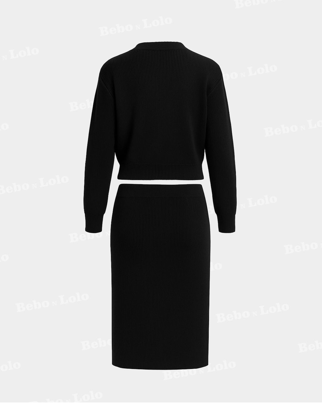 Elegant Knit Sweater 2 piece set