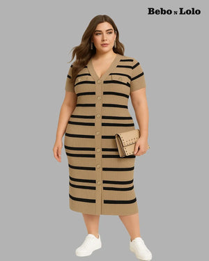 Plus Curve Dress - BeboNLolo