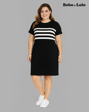 Casual Knitted Dress - bebonlolo