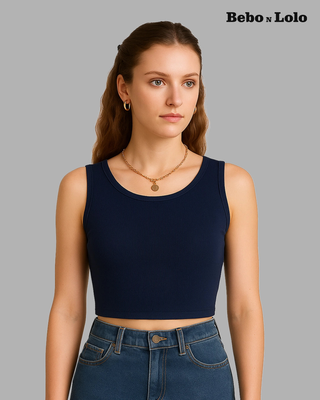 Ribbed vest top