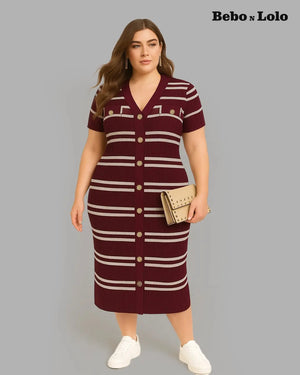 Plus Curve Dress - bebonlolo