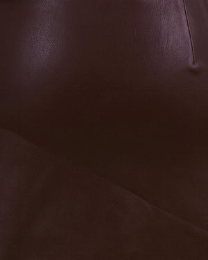 Close-up of brown leather texture