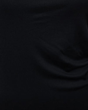 Close-up of black fabric texture