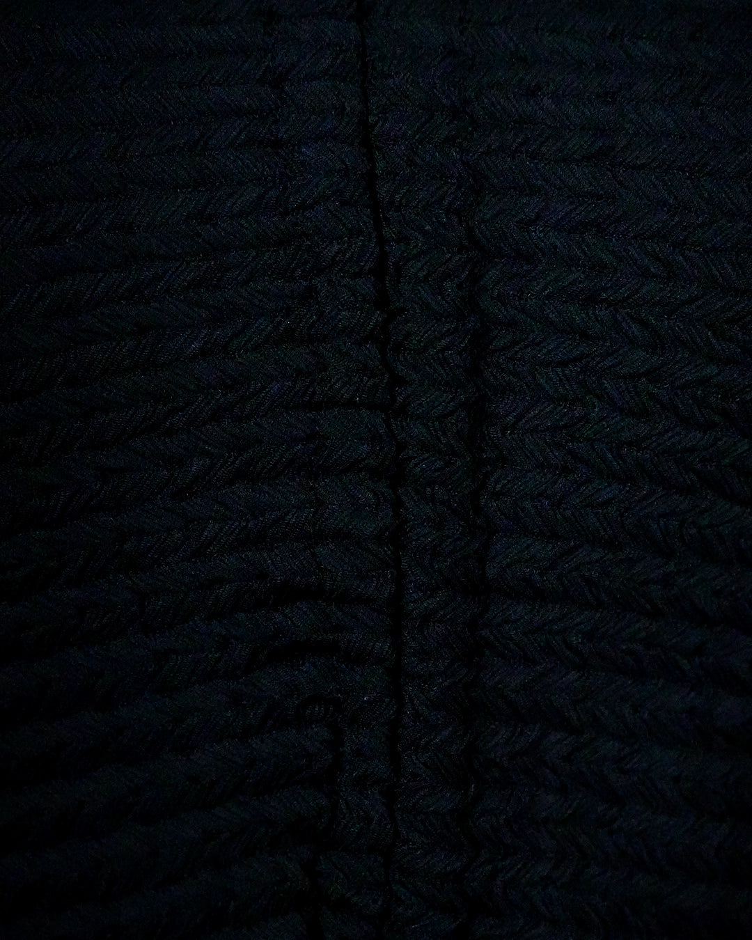 Dark blue fabric texture swatch