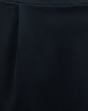 Close-up of a black fabric texture