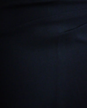Close-up of dark blue fabric texture