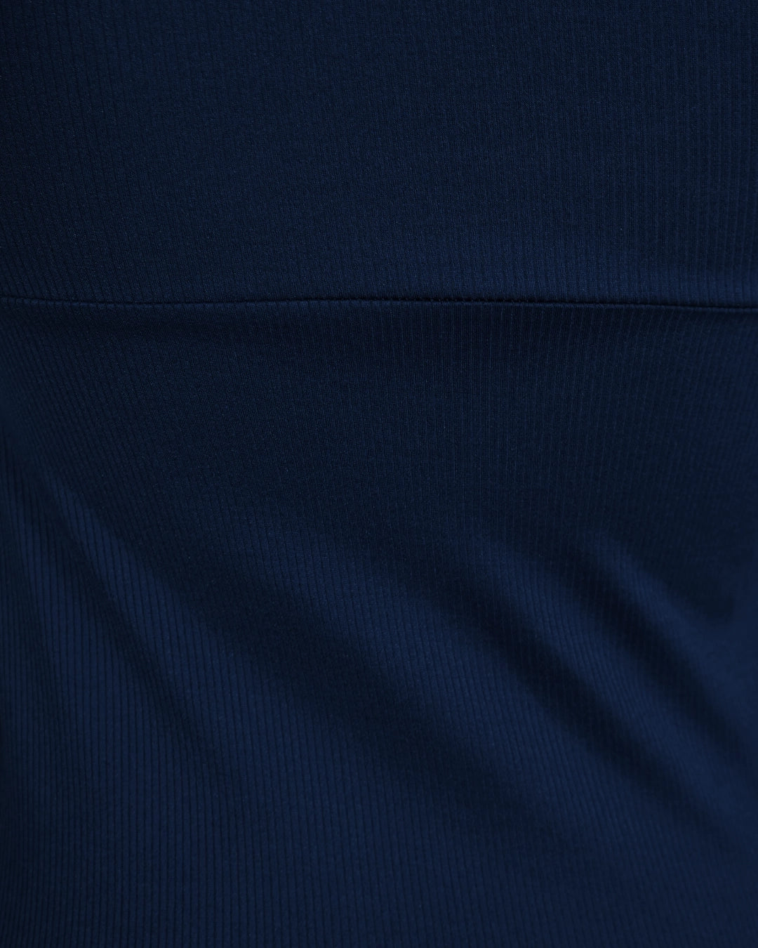 Close-up of dark blue fabric texture
