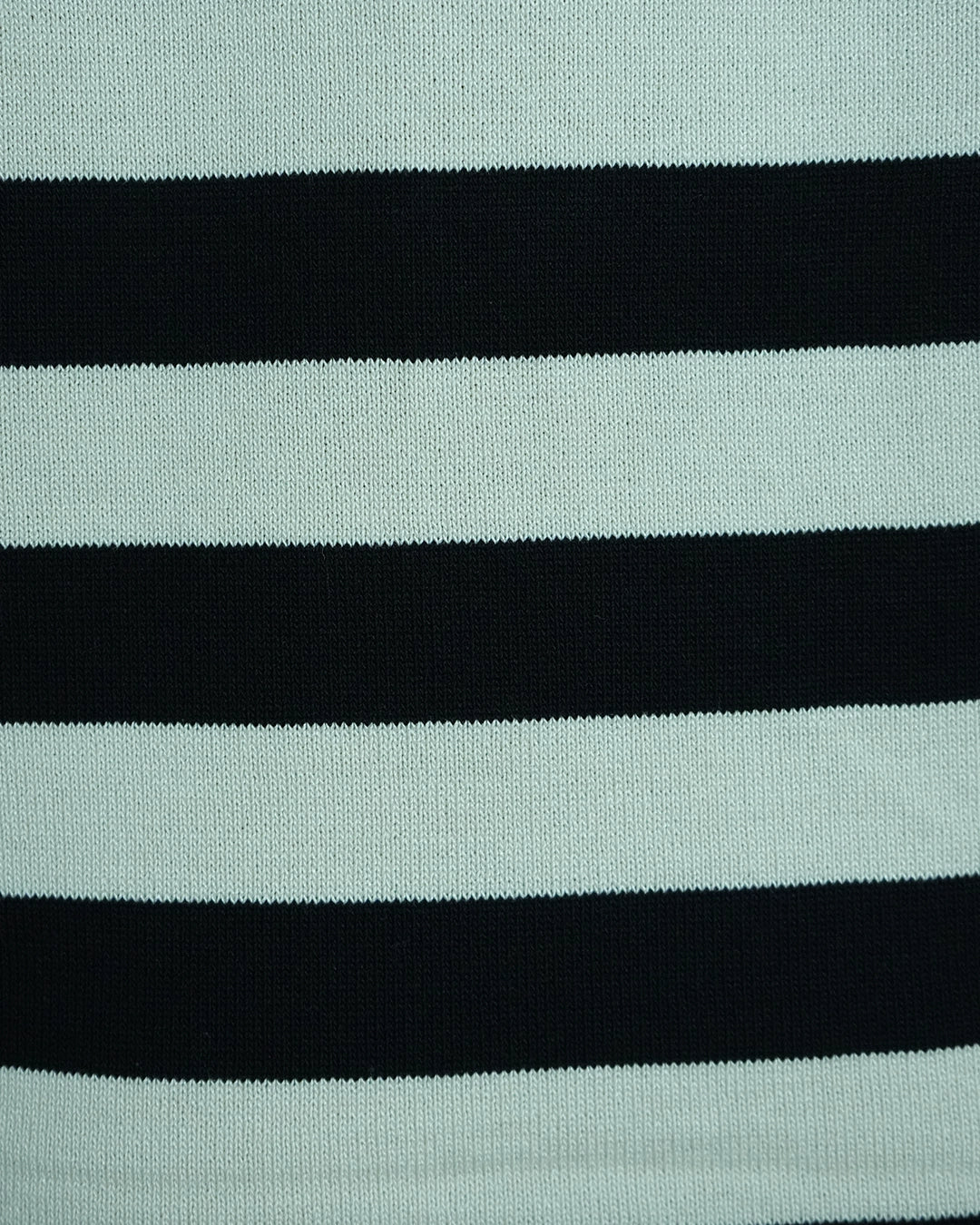 French Striped Collar Neck Flower Dress