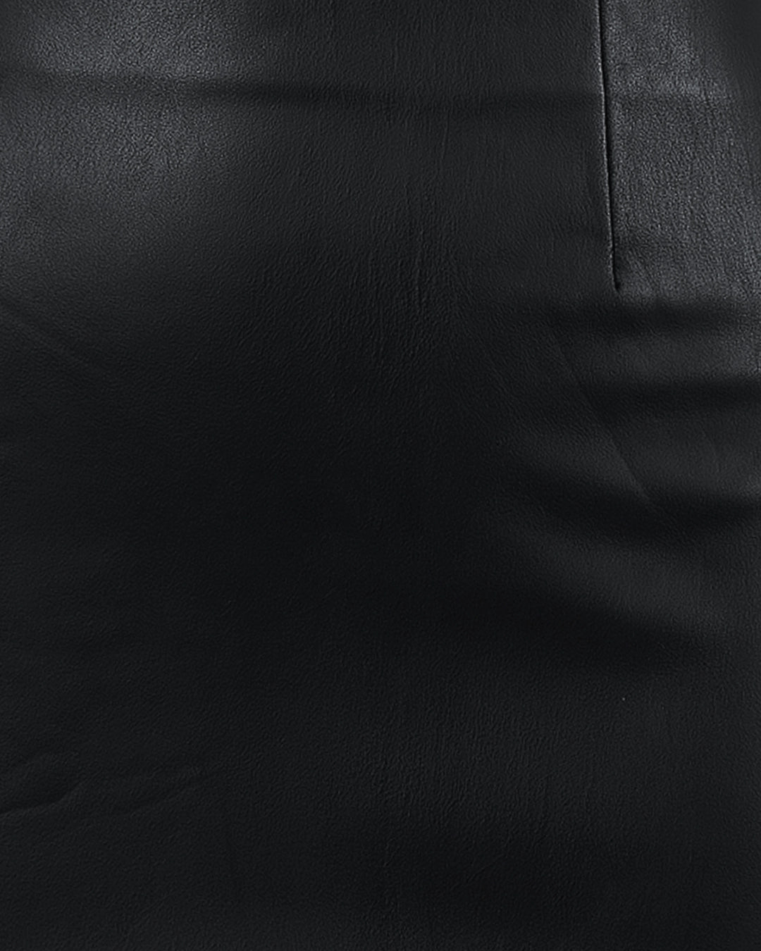 Close-up of black leather texture