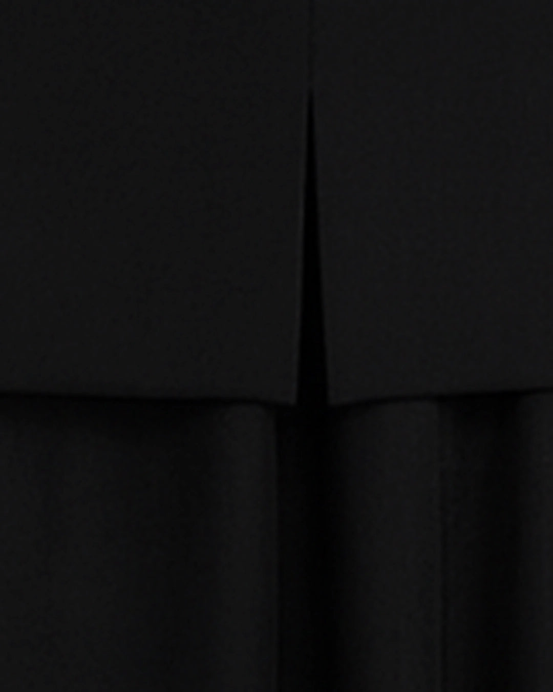 Gathered And Pleated Peplum Hem Skirt