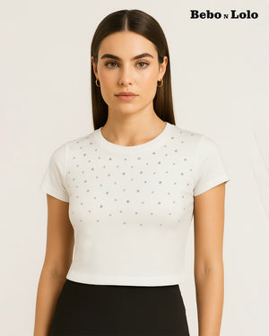Rib crop top