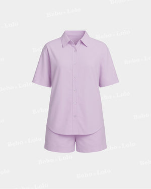 Classic Cotton Blend Co-ord Set