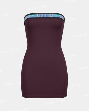 Strapless Shine Dress