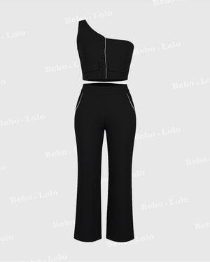 One-Shoulder Co-Ord Set - bebonlolo
