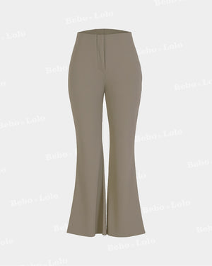Khaki pants on a light gray background