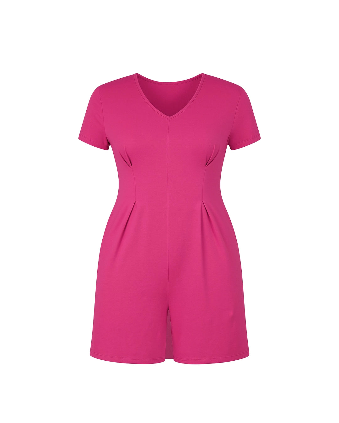 Pink romper on a white background