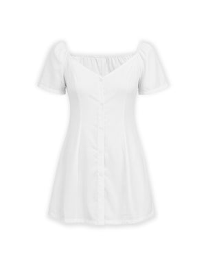 White t-shirt on a white background