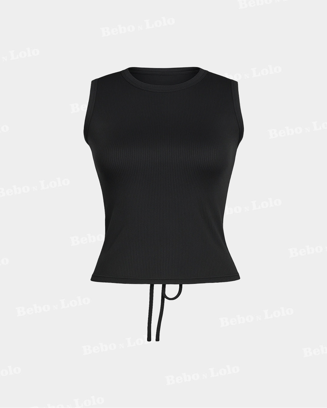 Breeze Ribbed Tank Top - bebonlolo