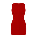 Red dress on a white background