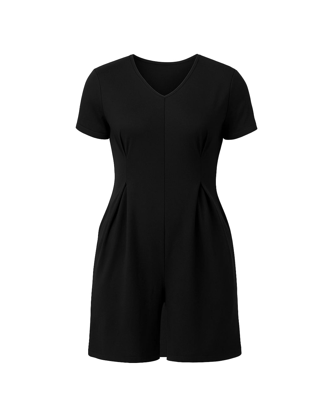 Black dress on a white background