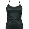 Halter Neck Leather Top