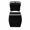 Tube Top & Mini Skirt Co ord Set