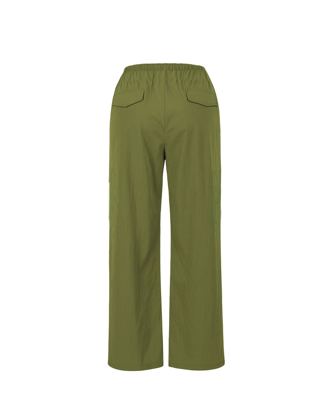 Green pants on a white background