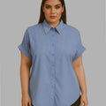 Pearl Stud Plus Size Shirt