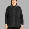 Studded Plus Size Shirt 