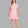 Pearl Layered Mini Dress
