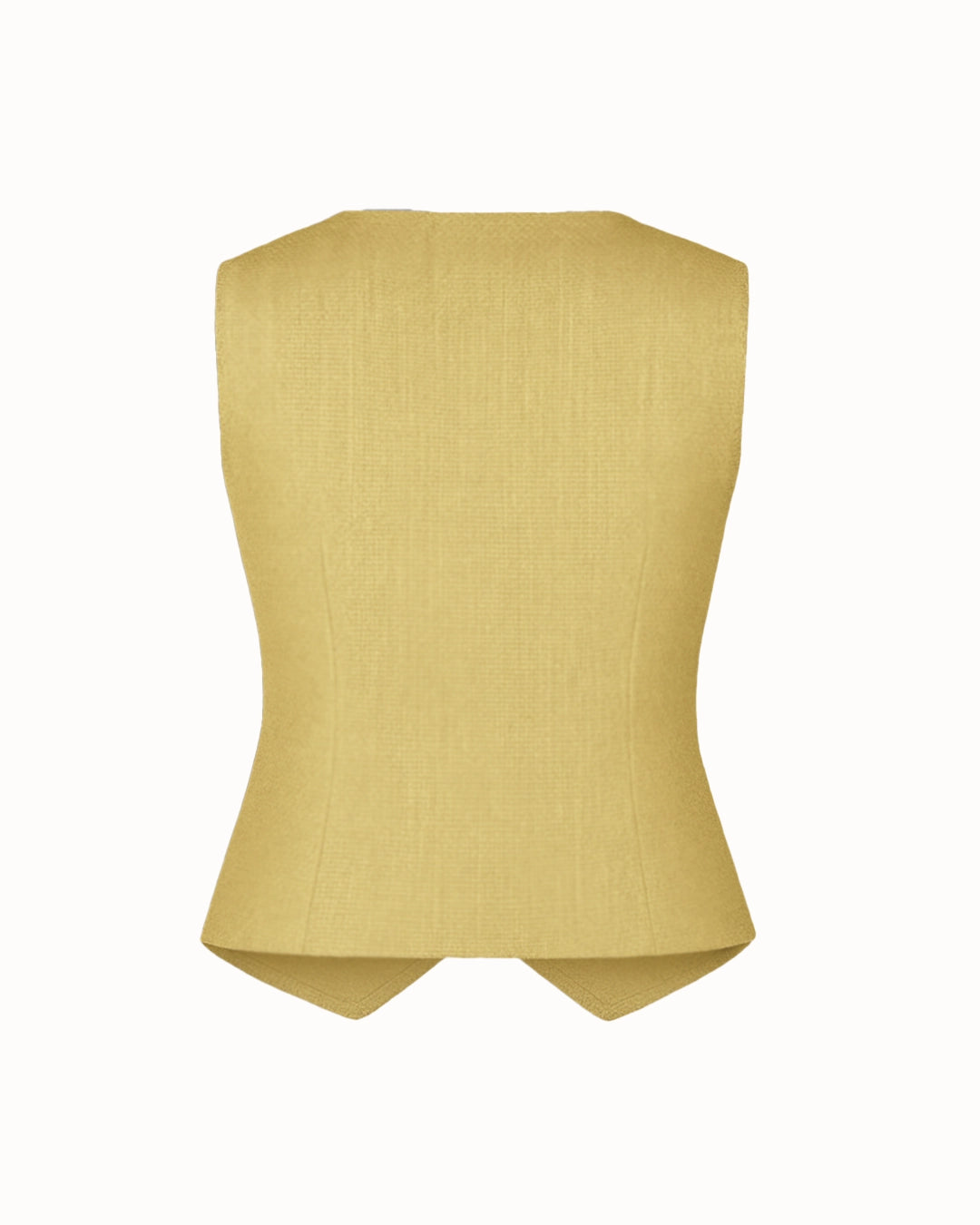 Yellow vest on a white background