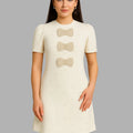 Mini Pearl Bow Dress - bebonlolo